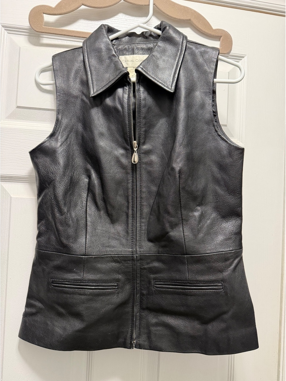 Women’s Casual Corner Leather Vest